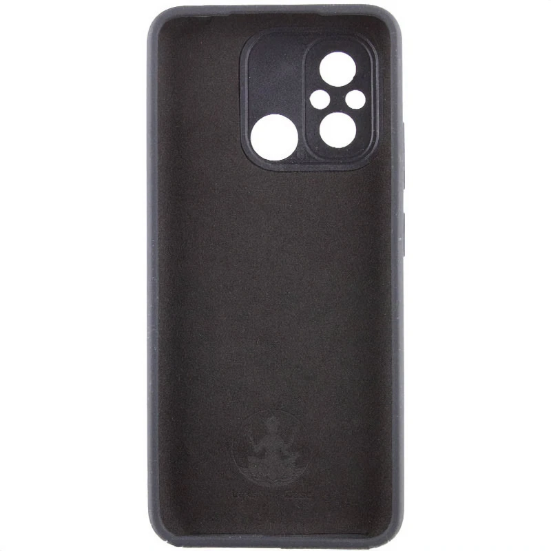 Чохол Silicone Case Lakshmi Premium із закритою камерою для Xiaomi Redmi 12C / Poco C55 – Чорний / Black. Фото 5 з 11