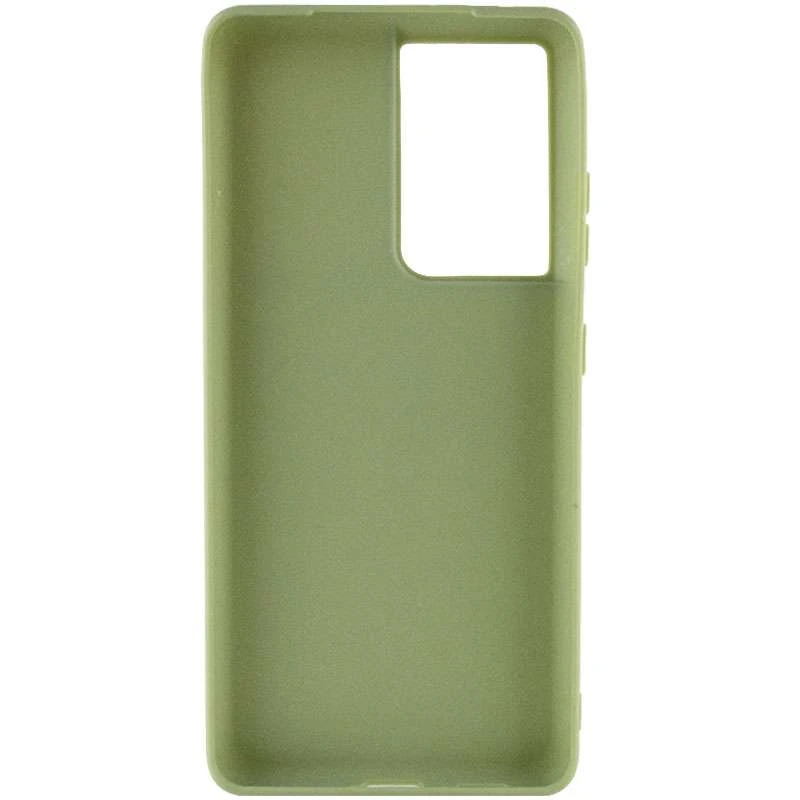 Кольоровий силіконовий чохол на Samsung Galaxy S21 Ultra – Фісташковий. Фото 2 з 4