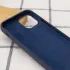 Чехол Silk Full Protective (AA) для Apple iPhone 14 Plus (6.7") – Темно-синий / Midnight blue. Фото 3 из 3