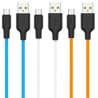 Дата кабель Hoco X21 Plus Silicone MicroUSB Cable (2m) фото 1 Дата кабель Hoco X21 Plus Silicone MicroUSB Cable (2m) фото 1 из 2