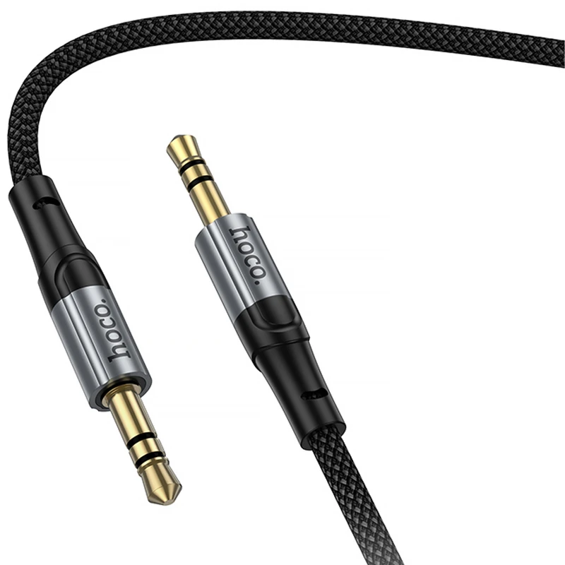 Аудіо кабель Aux Hoco UPA33 Nuevo (1.5m) – Black. Фото 4 з 6