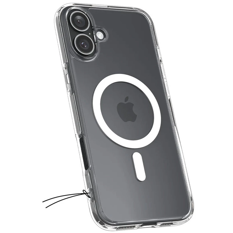 Чохол SGP Ultra Hybrid (MagFit) на Apple iPhone 16 – Прозорий. Фото 4 з 11