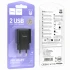 МЗП Hoco C141A Smart 2.1A (2USB-A) – Black. Фото 4 з 4