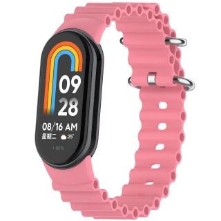 Ремінець Ocean Band для Xiaomi Mi Band 9/8 — Рожевий / Pink