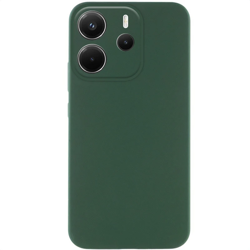 Чохол Silicone Case Lakshmi Premium із закритою камерою для Xiaomi Redmi Note 14 4G (Int. version) – Зелений / Cyprus Green. Фото 1 з 1