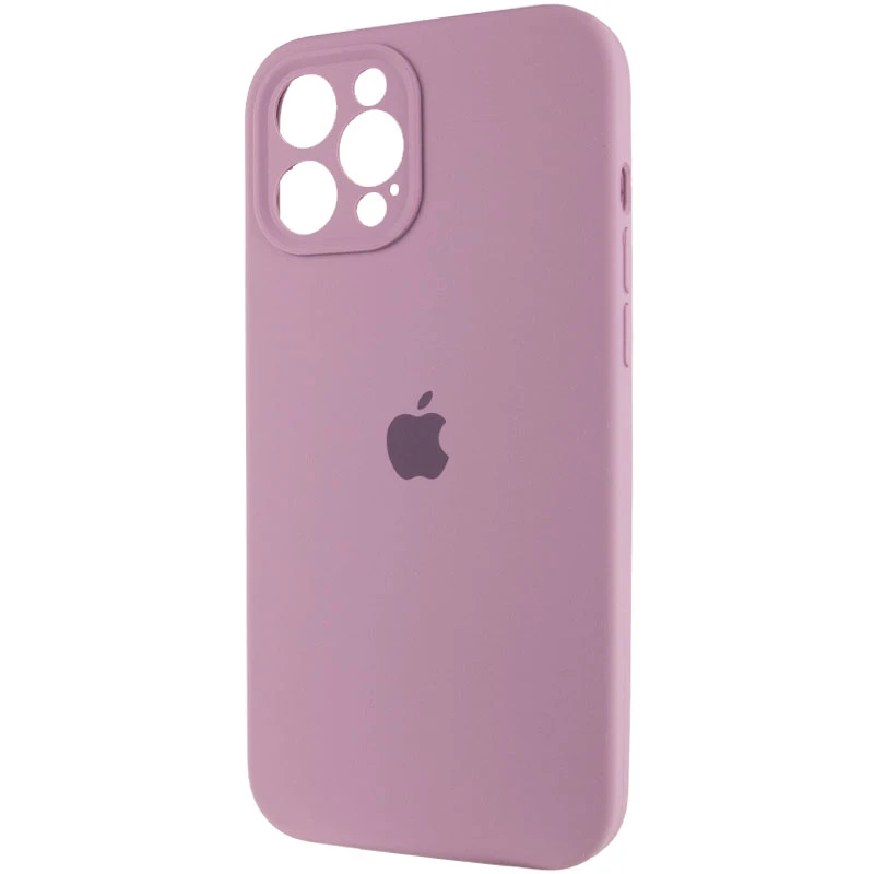 Чехол Silicone Case с защитой камеры для Apple iPhone 12 Pro Max (6.7") – Лиловый / Lilac Pride. Фото 4 из 7