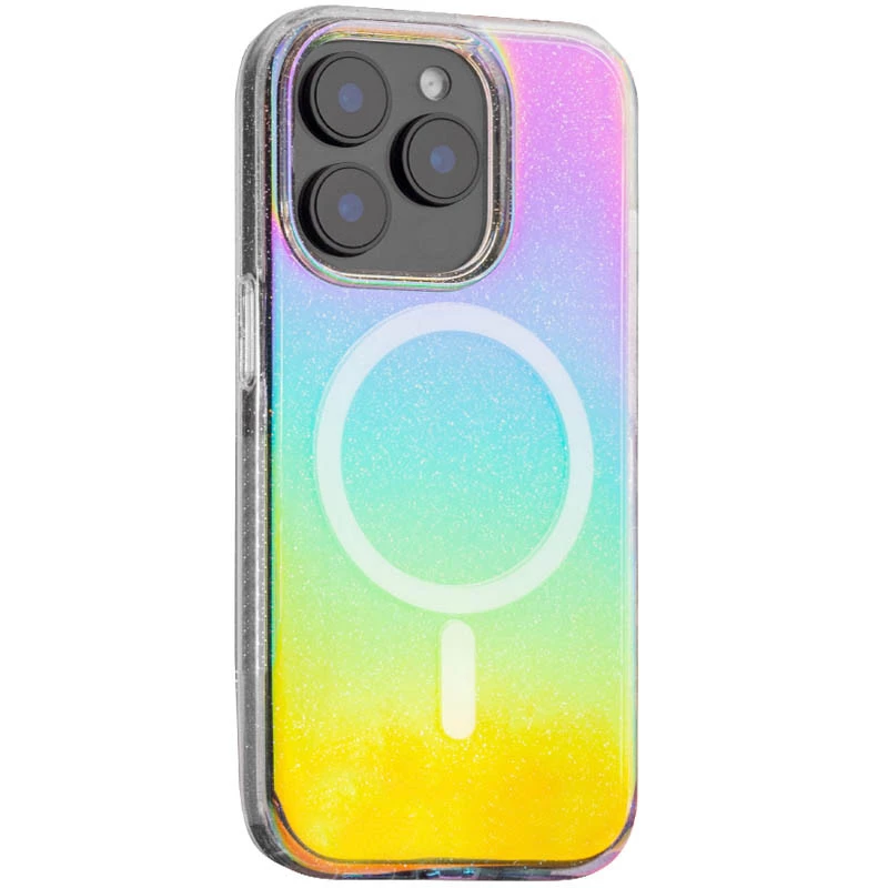 Чохол з блискітками та MagSafe на Apple iPhone 15 (6.1") – Chroma+Glitter. Фото 2 з 8
