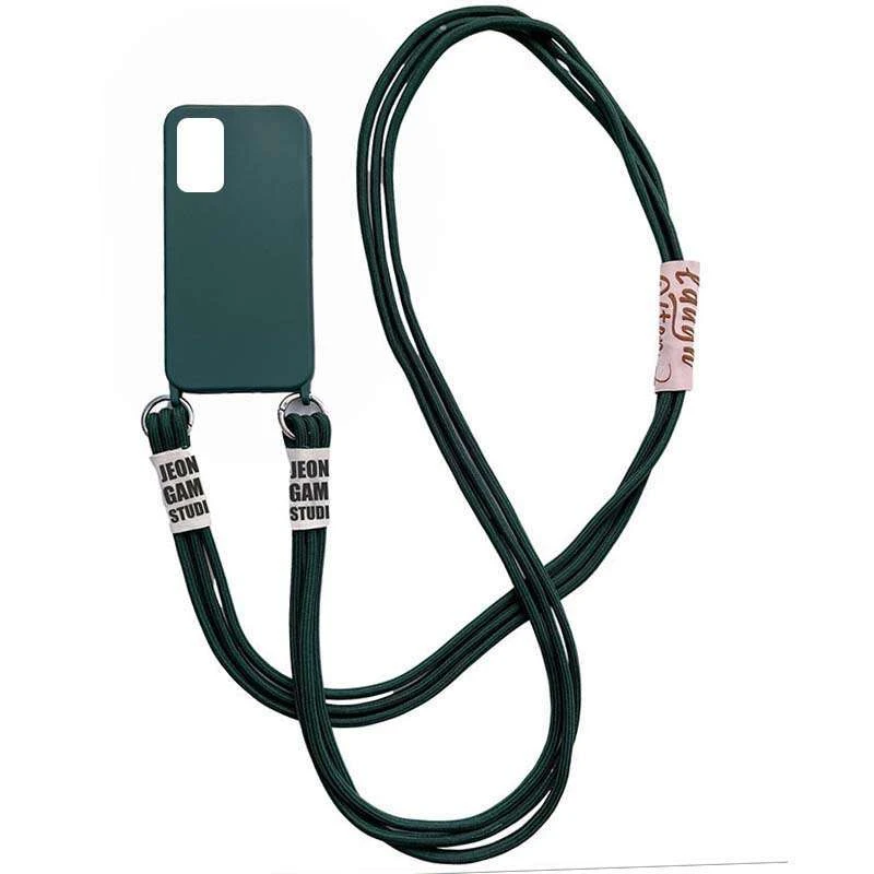 

Чохол Cord case з кольоровим ремінцем на Samsung Galaxy A54 5G (Зелений / Forest green)