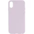 Чехол с закрытым низом Silicone Case для Apple iPhone XS (5.8") – Сиреневый / Lilac. Фото 1 из 1
