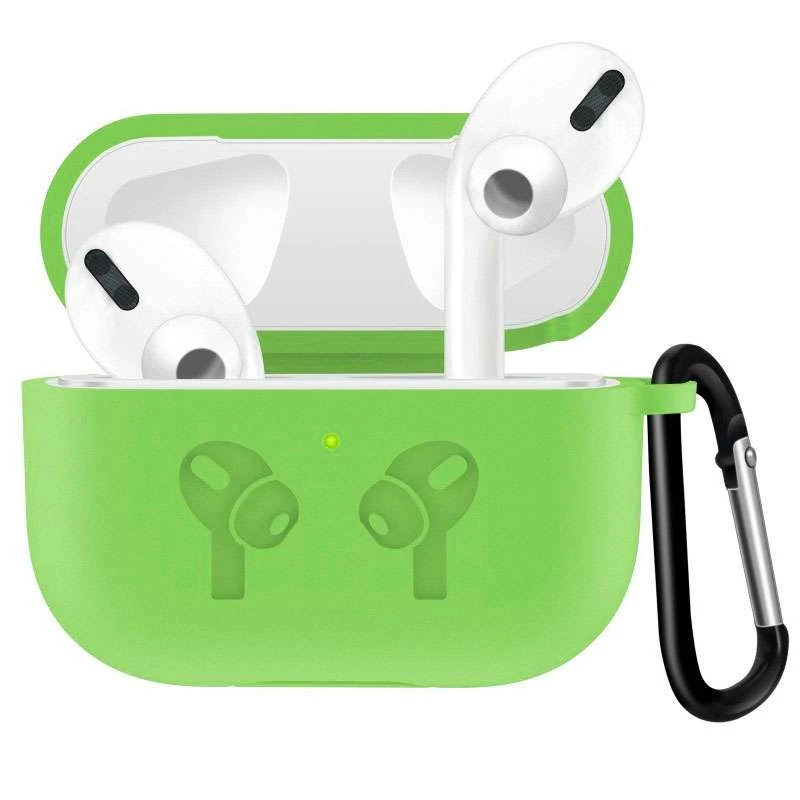 

Силіконовий футляр Simple для навушників AirPods 3 (Зелений / Green)