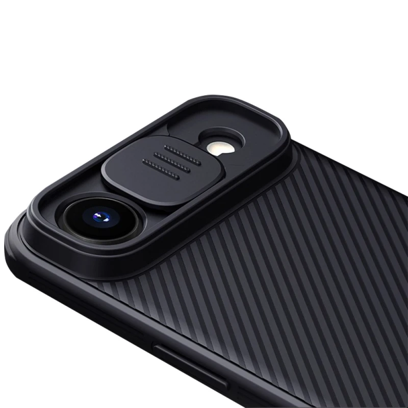 Пластиковая накладка Nillkin Pro со шторкой для камеры и магнитом для Apple iPhone 17 Air (6.5") – Black. Фото 5 Пластиковая накладка Nillkin Pro со шторкой для камеры и магнитом для Apple iPhone 17 Air (6.5") – Black. Фото 5 из 6