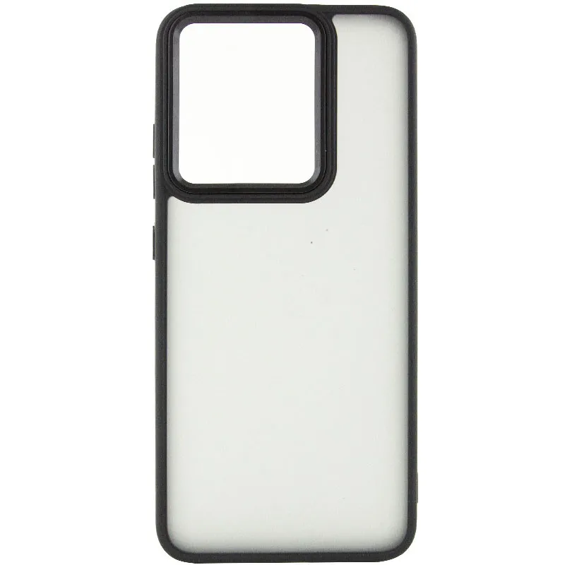 Чохол TPU+PC Lyon Frosted на Xiaomi Redmi Note 17 Pro – Black. Фото 2 з 3