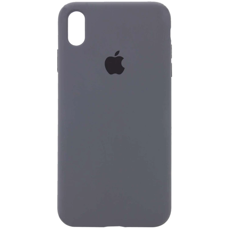 

Чохол Silicone Case з закритим низом на Apple iPhone XR (6.1") (Сірий / Dark Grey)