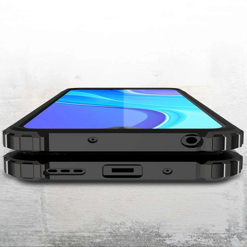 Протиударний чохол з посиленими кутами Immortal на Xiaomi Redmi 9A – Срібний. Фото 3 з 7