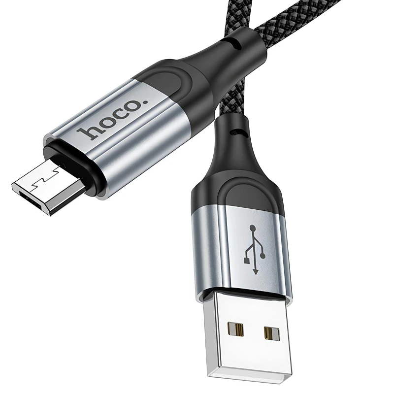 Дата кабель Hoco X102 Fresh USB to MicroUSB (1m) – Black. Фото 2 з 6