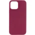 Чохол з закритим низом Silicone Case на Apple iPhone 17 Pro (6.3") – Бордовий / Maroon. Фото 1 з 1