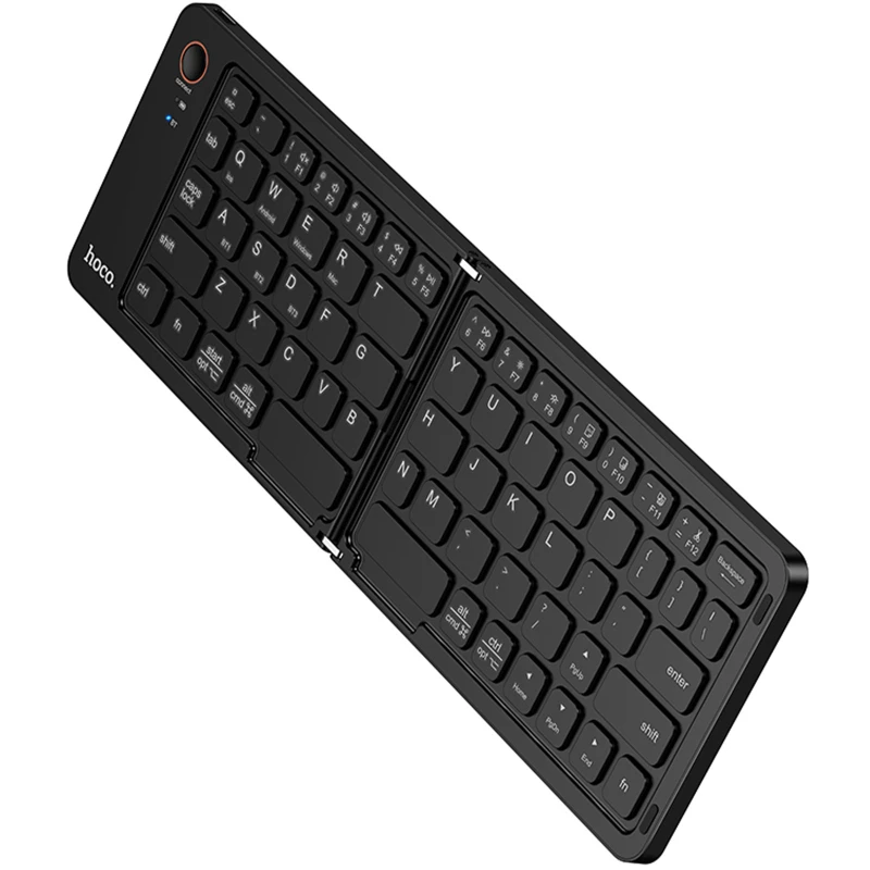 Клавиатура беспроводная складная Hoco GM71 Proficient mini 2.4G – Black. Фото 3 из 6