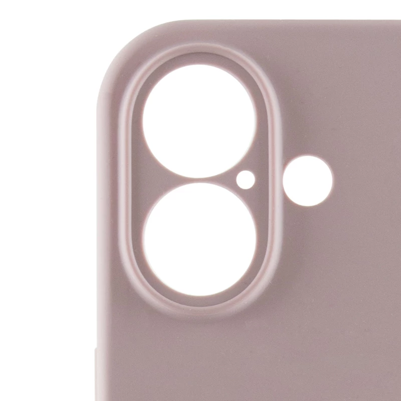 Чохол Silicone Case з захистом камери на Apple iPhone 16 Plus – Сірий / Lavender. Фото 5 з 8