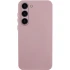Кольоровий силіконовий чохол GETMAN із закритою камерою для Samsung Galaxy S23+ – Рожевий / Pink Sand. Фото 2 з 9