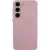 Кольоровий силіконовий чохол GETMAN із закритою камерою для Samsung Galaxy S23 – Рожевий / Pink Sand. Фото 2 з 11