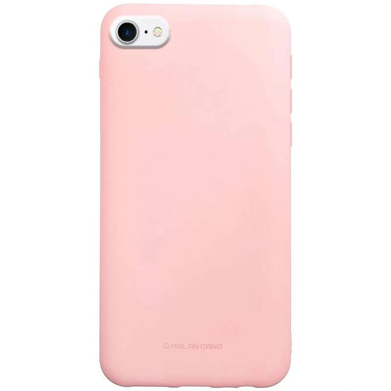 

Силиконовый чехол Molan Cano Smooth для Apple iPhone SE (2020) (Розовый), Рожевий