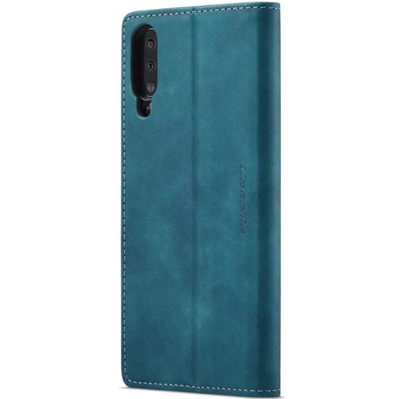 Шкіряний чохол-книжка CaseMe Velvet Nubuck для Samsung Galaxy A50 (A505F) / A50s / A30s – Green. Фото 4 з 5