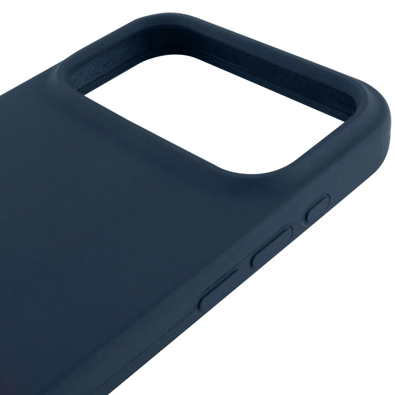 Чохол з закритим низом Silicone Case на Apple iPhone 17 Pro Max (6.9") – Синій / Deep navy. Фото 6 з 7