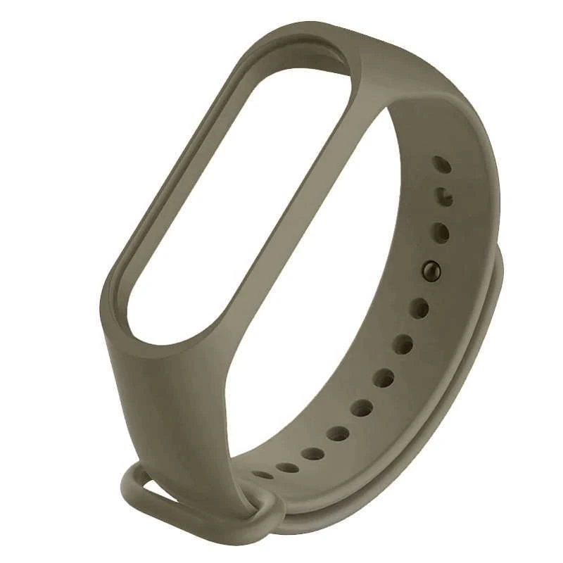 

Силіконовий ремінець для Xiaomi Mi Band 6 (Сірий / Light Olive)