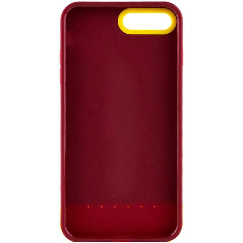 Двухцветный чехол Bichromatic для Apple iPhone 7 plus / 8 plus – Brown burgundy / Yellow. Фото 2 из 5