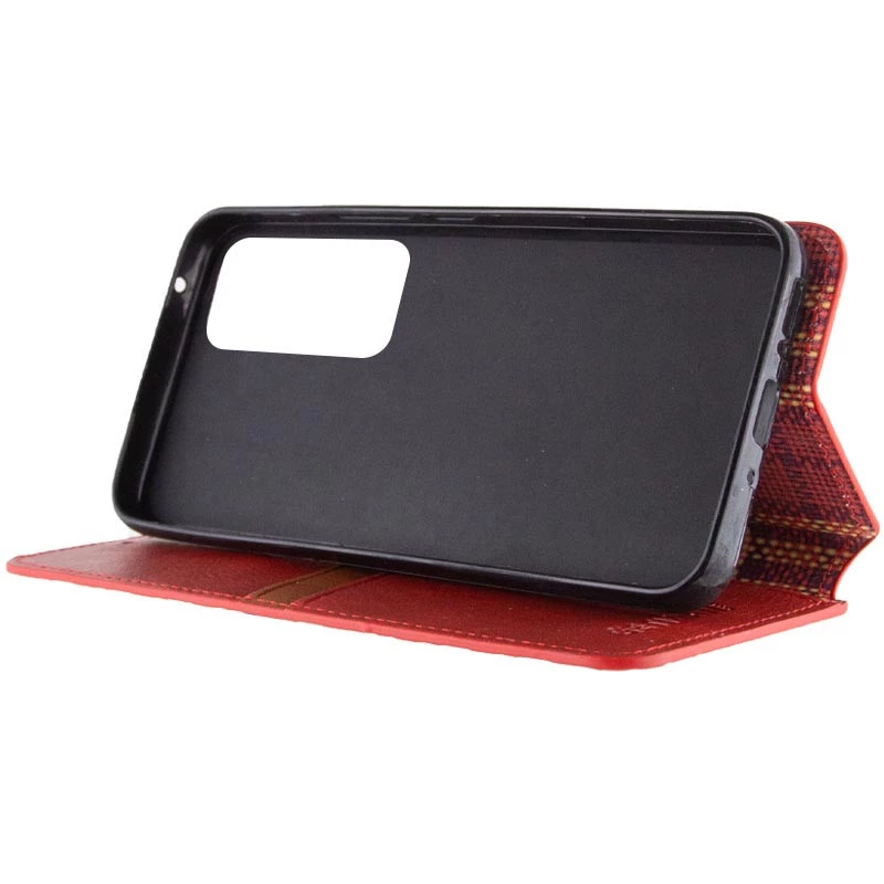 Чехол книжка GETMAN кубик для Samsung Galaxy M35 – Красный. Фото 9 из 12