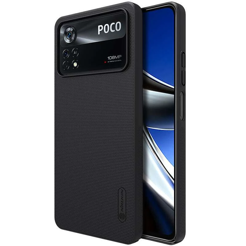 Пластиковая накладка Matte Frost для Xiaomi Poco X4 Pro 5G – Черный. Фото 5 из 5