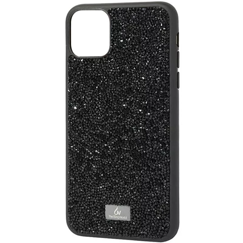 

TPU чехол Bling World Rock Diamond для Apple iPhone 15 Pro (6.1") (Черный), Чорний