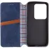 Чехол книжка GETMAN Cubic для Xiaomi 14 – Синий. Фото 4 из 8