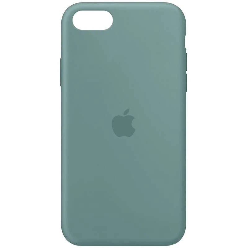

Чехол Silicone Case с закрытым низом для Apple iPhone SE (2020) (Зеленый / Cactus), Зелений / cactus