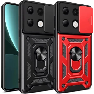 Протиударний чохол Serge Ring з захистом камери на Xiaomi Poco M6 Pro 4G