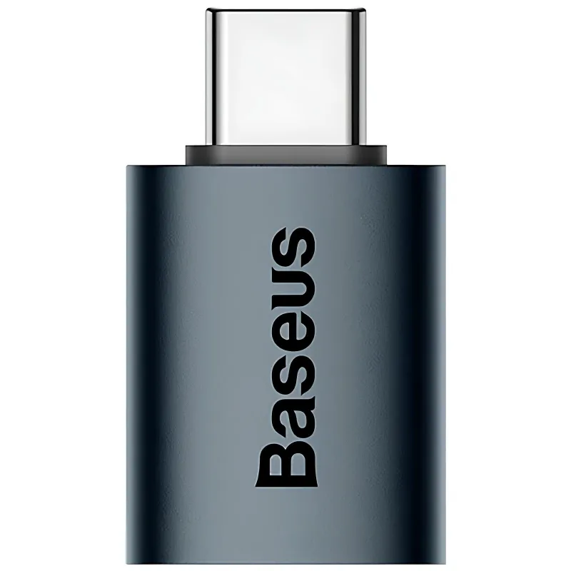 Переходник Baseus Ingenuity Series Mini Type-C to USB 3.1 (ZJJQ000001) – Blue. Фото 3 из 4