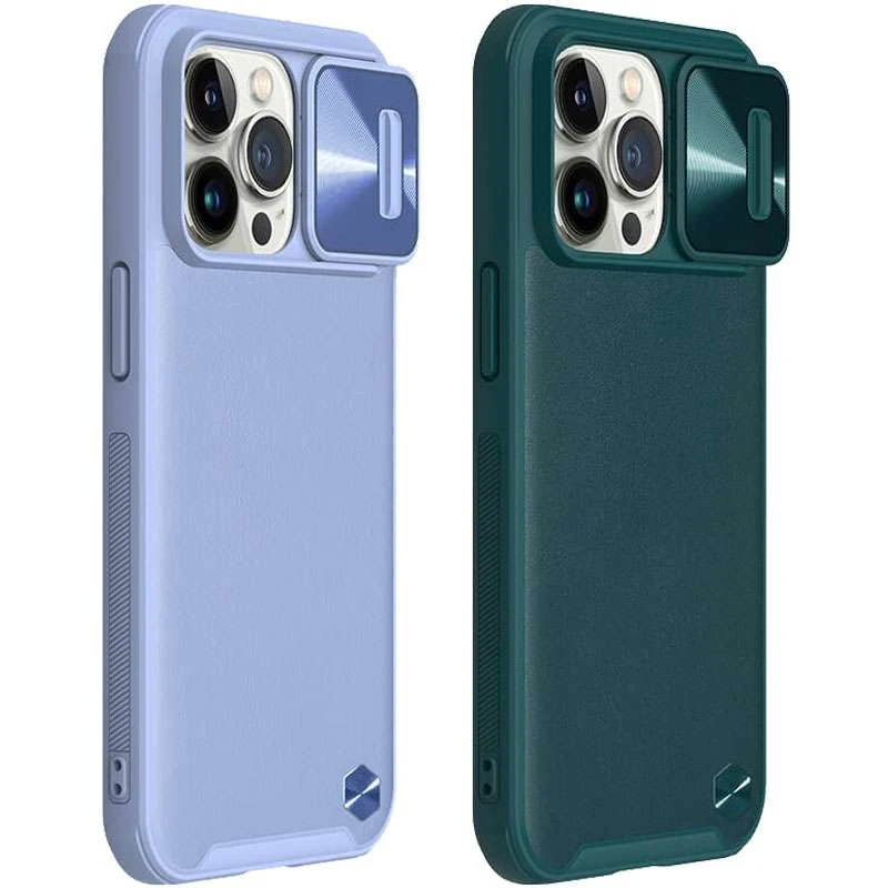 

Шкіряна накладка Nillkin зі шторкою для камери на Apple iPhone 13 Pro Max (6.7")