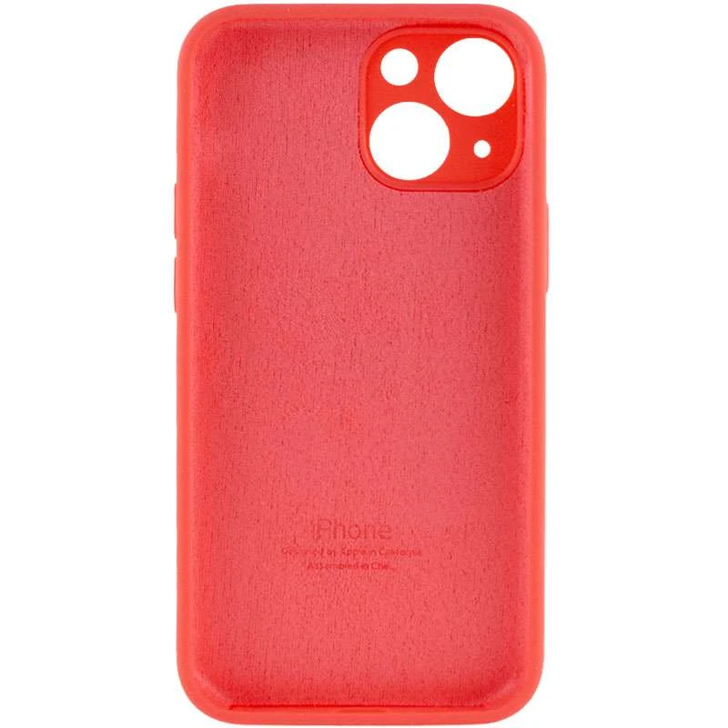Чохол Silicone Case з захистом камери на Apple iPhone 14 Plus (6.7") – Помаранчевий / Pink citrus. Фото 2 з 4