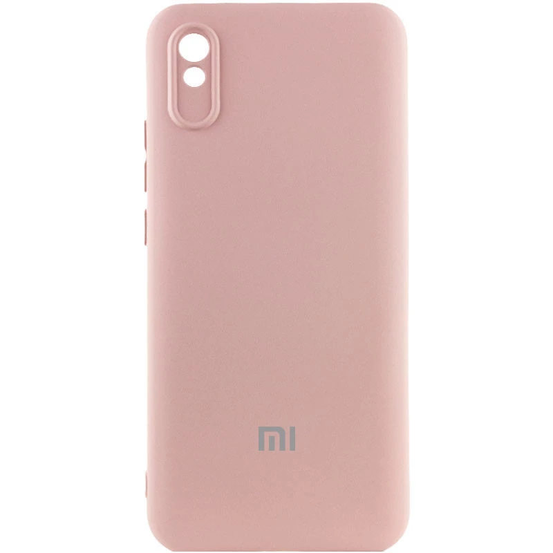 Чехол Silicone Case Lakshmi Premium L с закрытой камерой для Xiaomi Redmi 9A – Розовый / Pink Sand. Фото 1 из 1