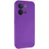 Цветной силиконовый чехол GETMAN с закрытой камерой на Xiaomi Redmi 17 – Фиолетовый / Purple. Фото 1 из 1
