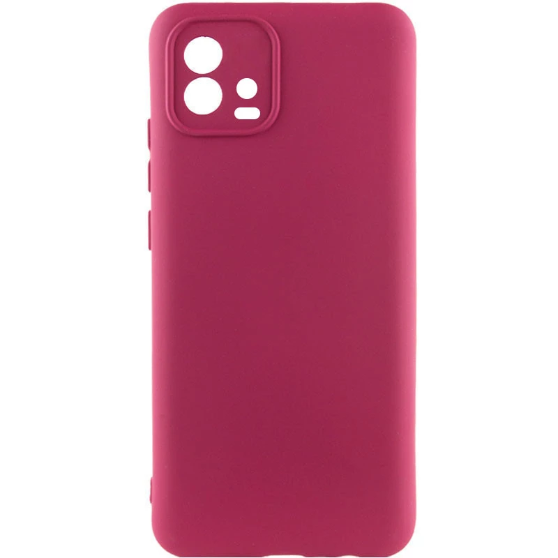 

Чехол Silicone Case Lakshmi с закрытой камерой для Motorola Moto G72 (Бордовый / Marsala), Бордовий / marsala