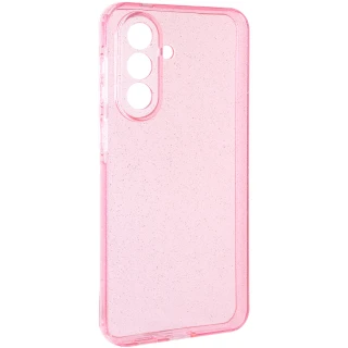 Блискучий силіконовий чохол на Samsung Galaxy A57 5G — Pink