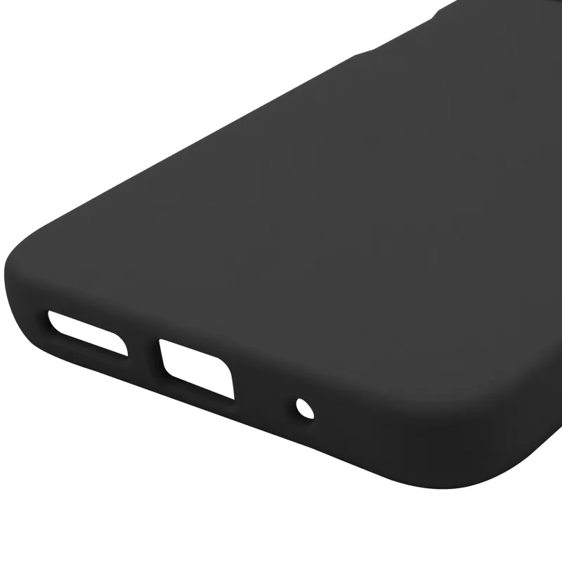Чехол Silicone Case Lakshmi Premium з закритою камерою на Xiaomi Poco M6 4G – Черный / Black. Фото 8 из 9