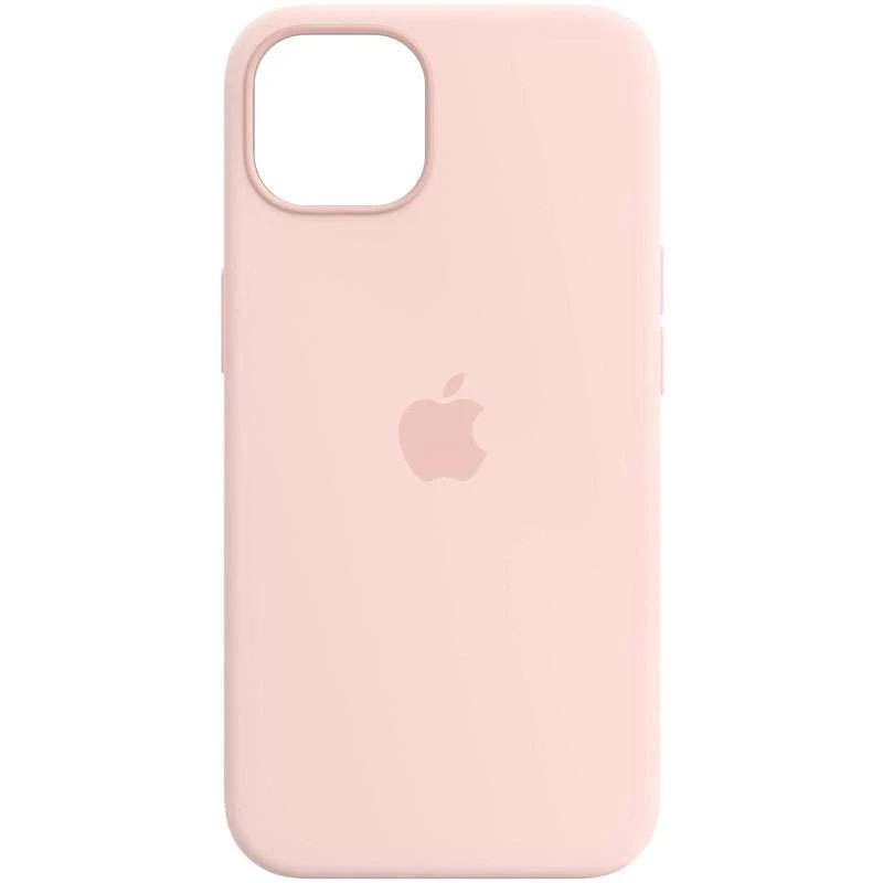 

Чохол Silicone case Premium з Magsafe на Apple iPhone 13 (6.1") (Рожевий / Chalk Pink)