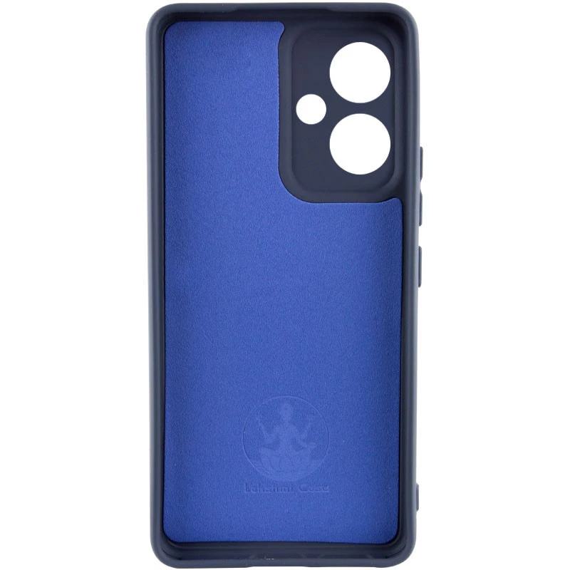 Чохол Silicone Case Lakshmi Plus з закритою камерою на Xiaomi Poco M6 4G – Синій / Midnight Blue. Фото 3 з 4