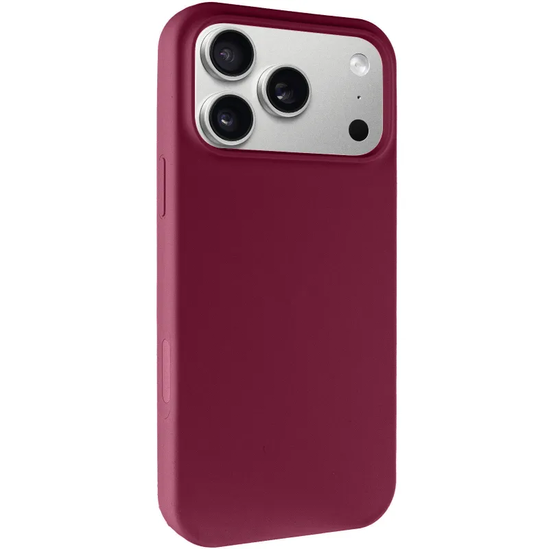 Чохол Silk Full Protective (AA) NO LOGO для Apple iPhone 17 Pro (6.3") – Бордовий / Dark Cherry. Фото 1 з 1