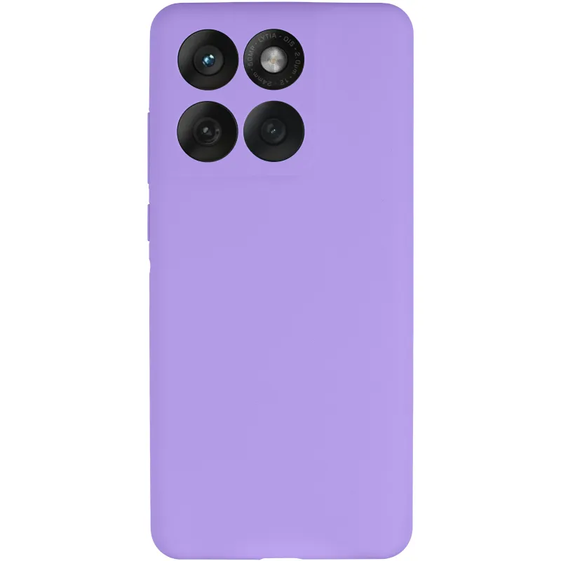 Чохол Silicone Case Lakshmi Premium із закритою камерою для Motorola Edge 60 Fusion – Бузковий / Dasheen. Фото 4 з 8