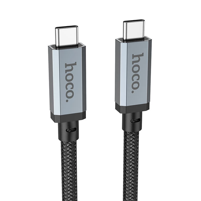 

Дата кабель Hoco US05 Type-C to Type-C 100W USB4 40Gbp (Black)
