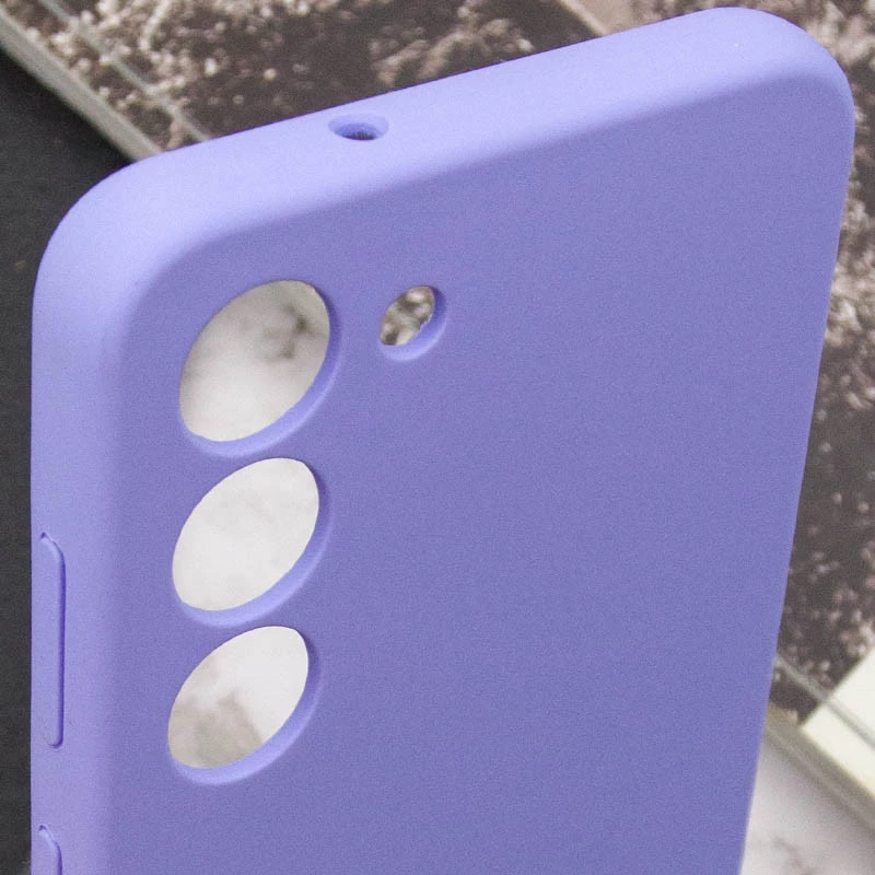 Чохол Silicone Case Lakshmi Premium L з закритою камерою на Samsung Galaxy S24 – Бузковий / Dasheen. Фото 10 з 12