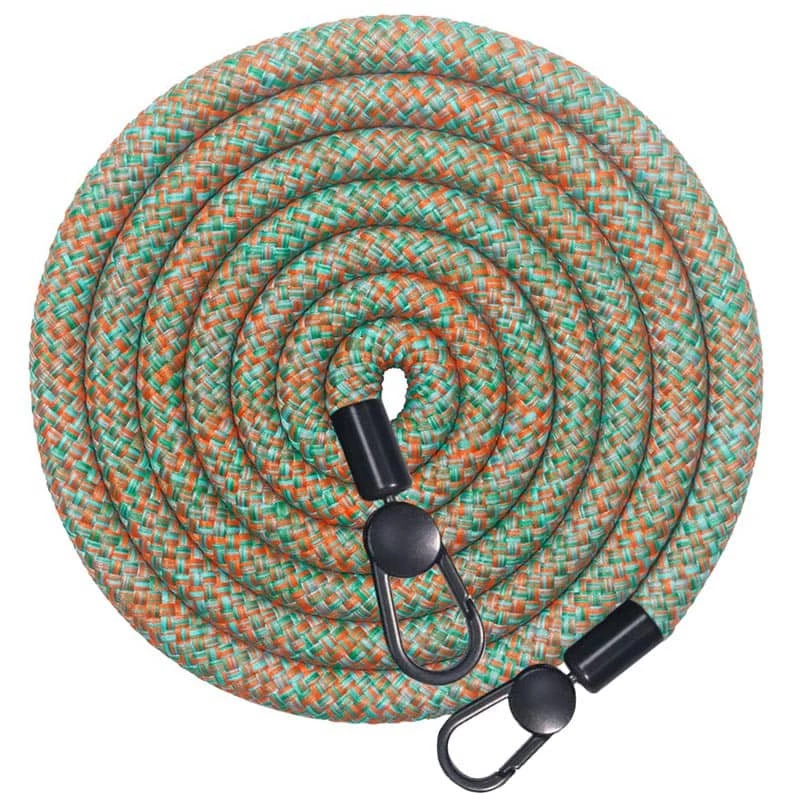 Прозрачный силиконовый чехол с ремешком для Apple iPhone 15 (6.1") – Green / Red. Фото 3 из 9